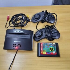 AtGames Sega Genesis Classic Mini Game Console w/ 80 Built-in Games Tested
